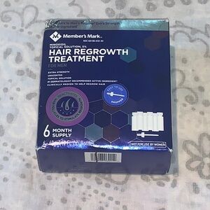 New Member's Mark Men's Hair Regrowth Treatment - 6 Bottles EXP: 02/2026